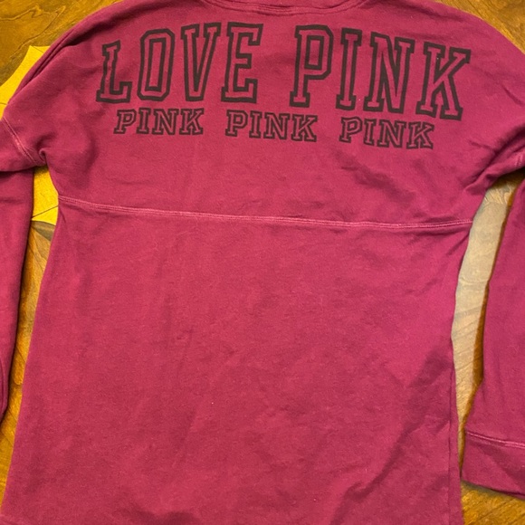 2 Victoria’s Secret PINK Lightweight SweatshirtsXS - Picture 5 of 10